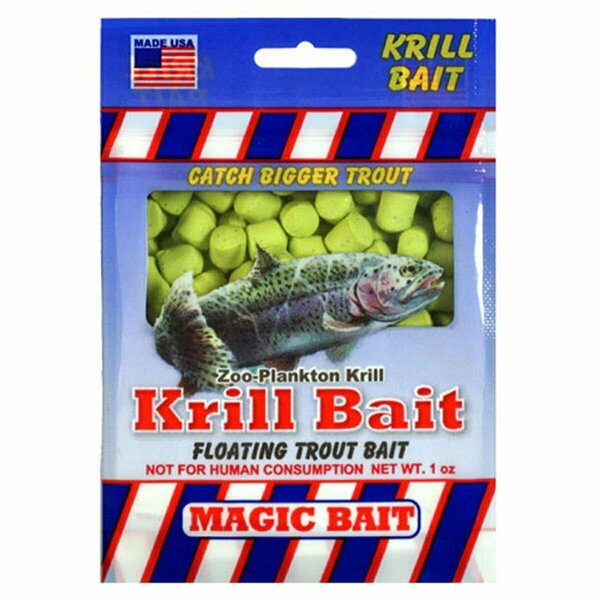 Magic Catfish Bait 1 oz Floating Krill Trout Bait - Chartreuse S-141
